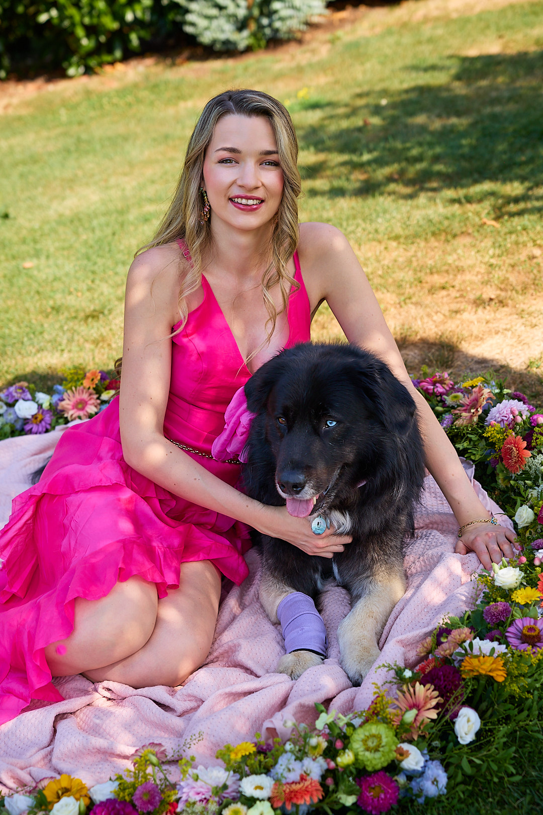 Laura gemeinsam mit Sky
